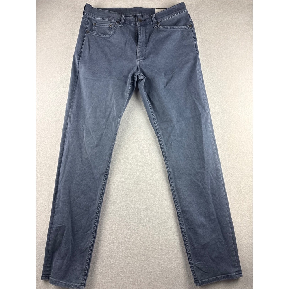 Rag Bone Fit 2 Slim Jeans Dark Teal‎ Mens 34W 32L Cotton Blend Stretch
